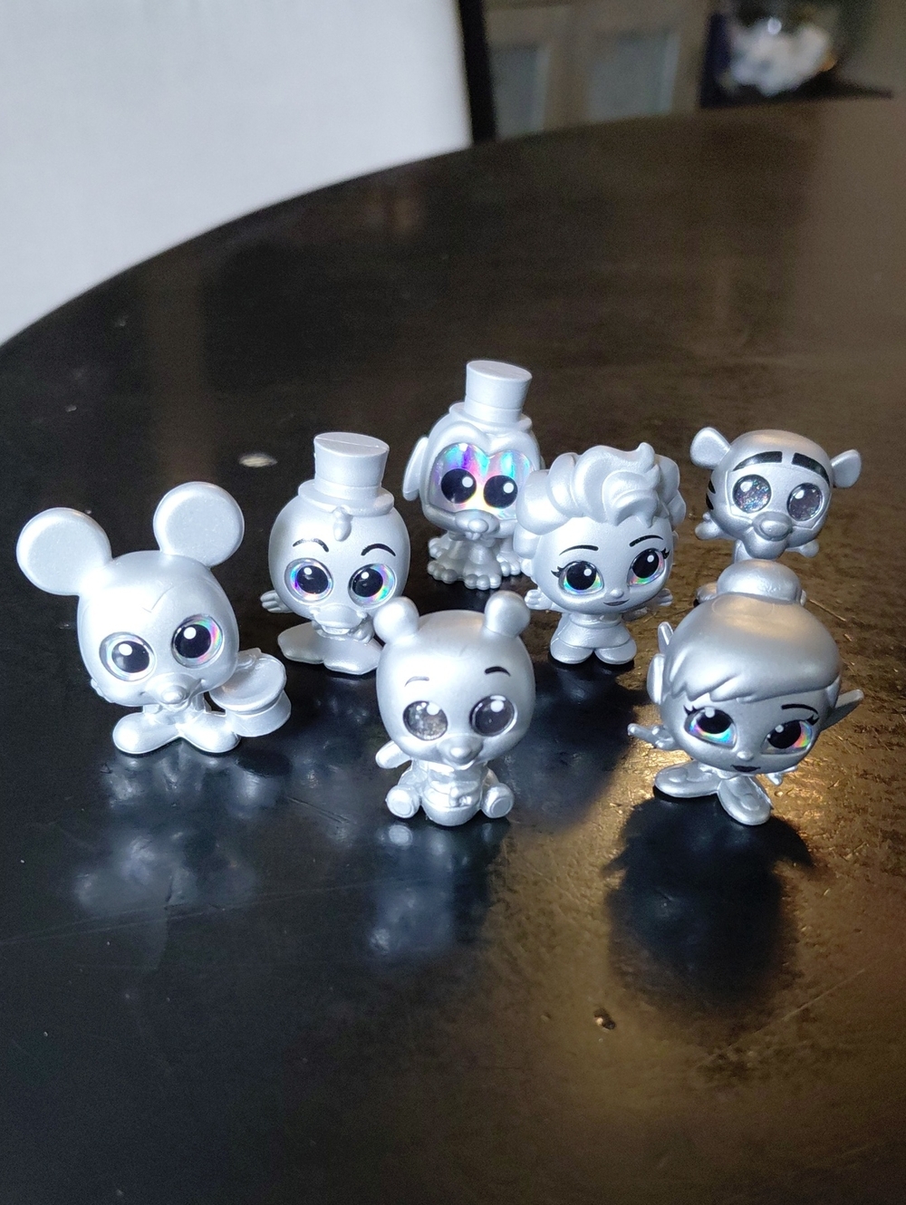 Disney Doorables Silver Collectible Figures Set